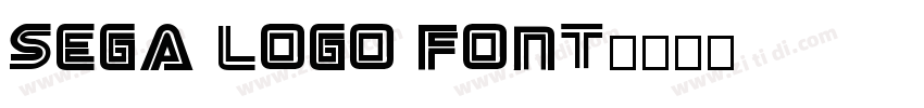 SEGA LOGO FONT字体转换